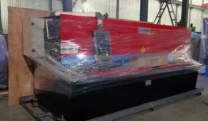 NC Controller Carbon Steel Hydraulic Shearing Machine E21S 6 X 3200mm