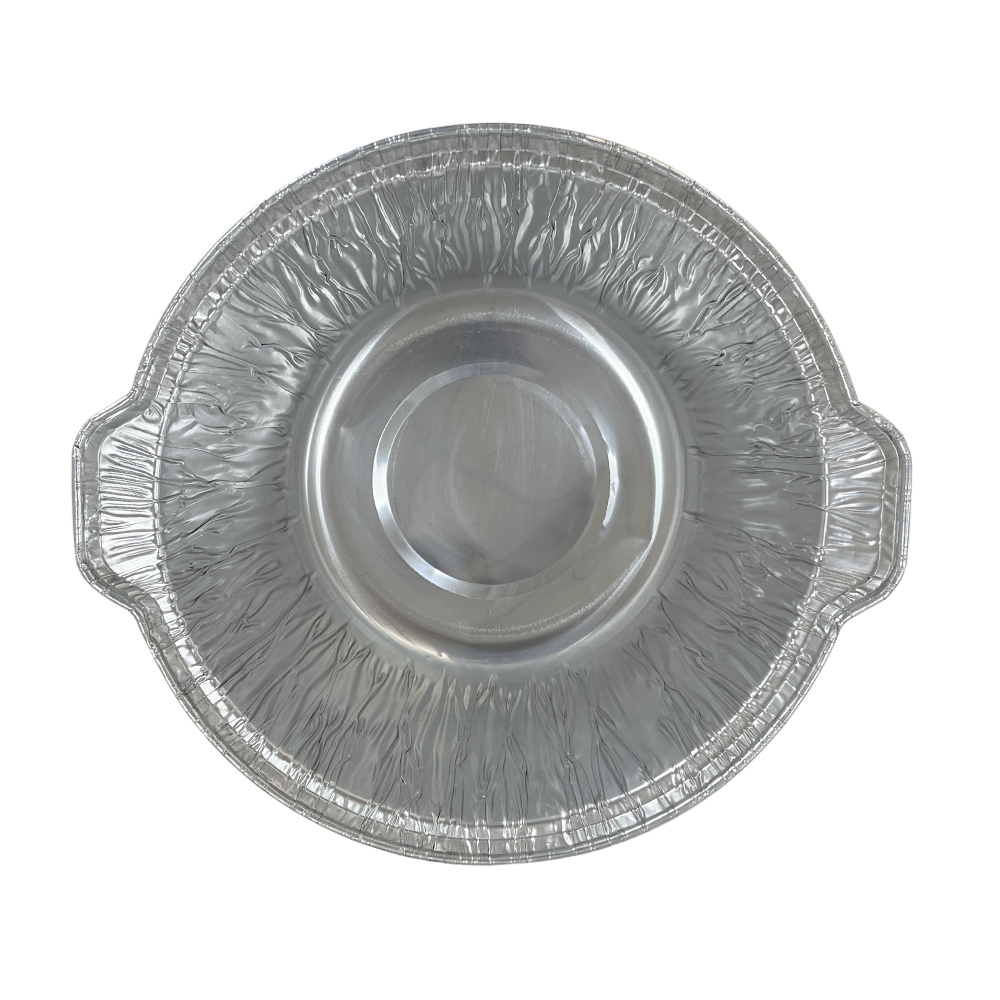 Food Container Heavy Duty Disposable Aluminum Foil Pot With Lid for Takeaway Container