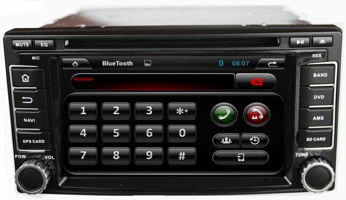 Ouchuangbo 7 Inch Car Radio DVD for Subaru Forester /Impreza 2008-2011 Android 4.2 3G Wifi