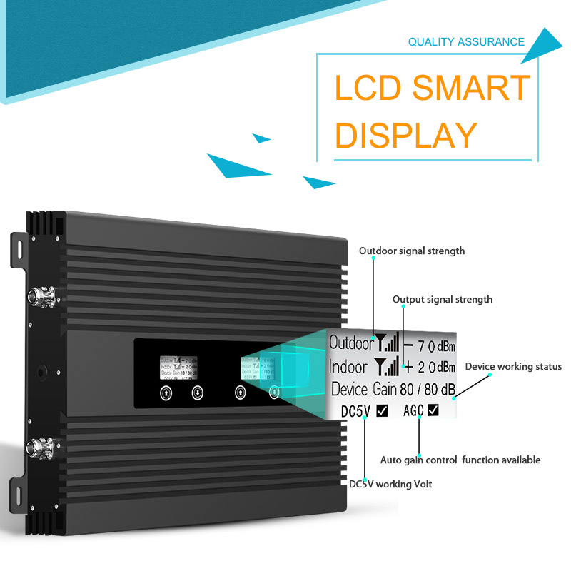 ATNJ Dual-band High Power 800MHz 900MHz Dual Band Signal Booster for Improved Phone Connectivity