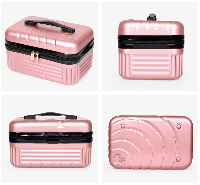Extra Large Zipper Closure ABS Travel Toiletry Bag