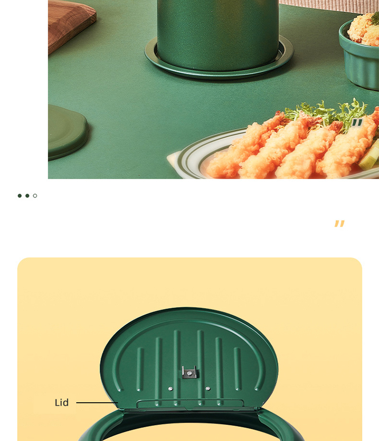 Household Controllable Deep Frying Pots Temperature Fine Iron Small Fryer