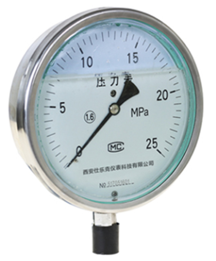 Precise Diaphragm Stainless Steel Pressure Meter Shock Proof Glycerine Liquid Filled Pressure Gauge