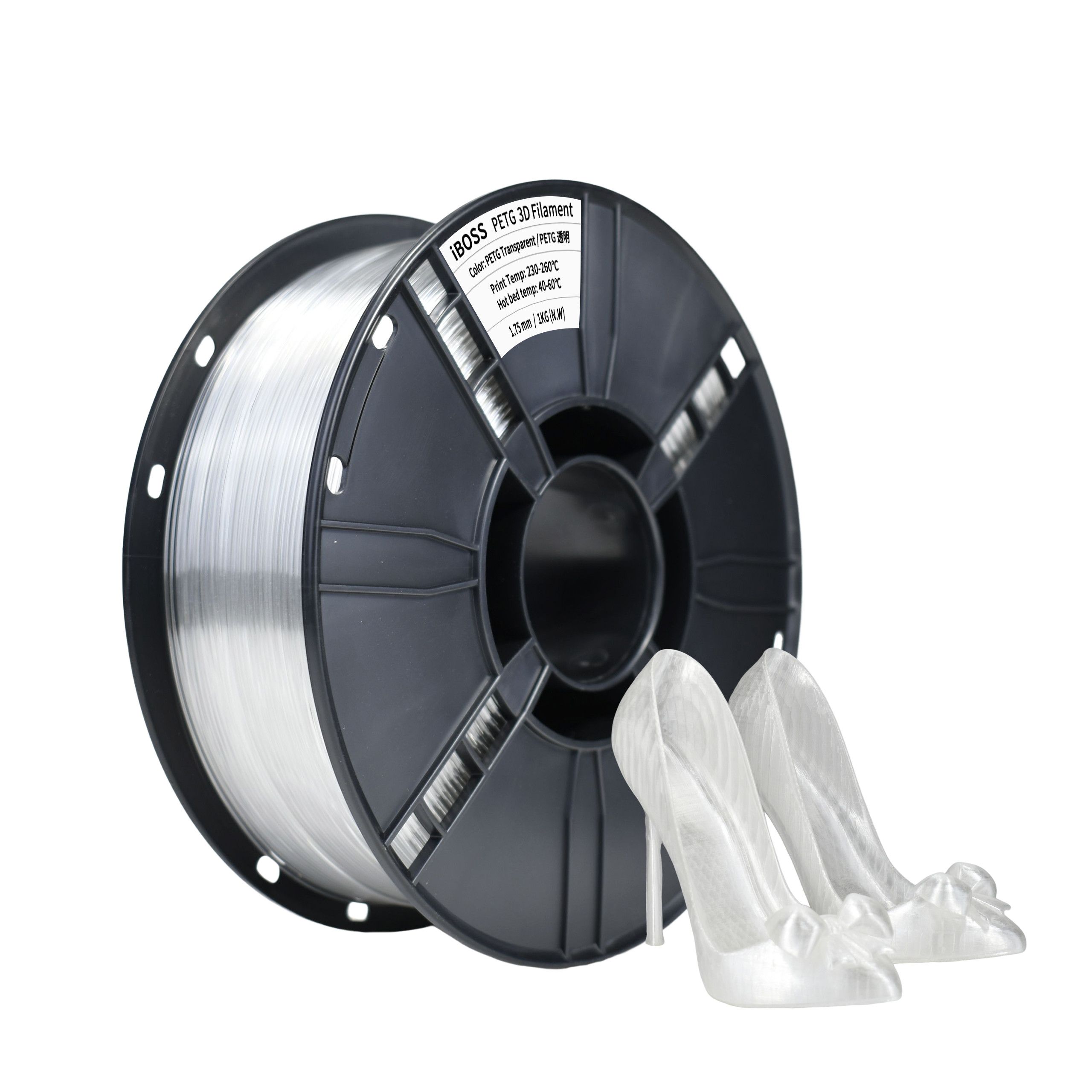 3D Printer Filament Color Transparent 1000g PETG Filament