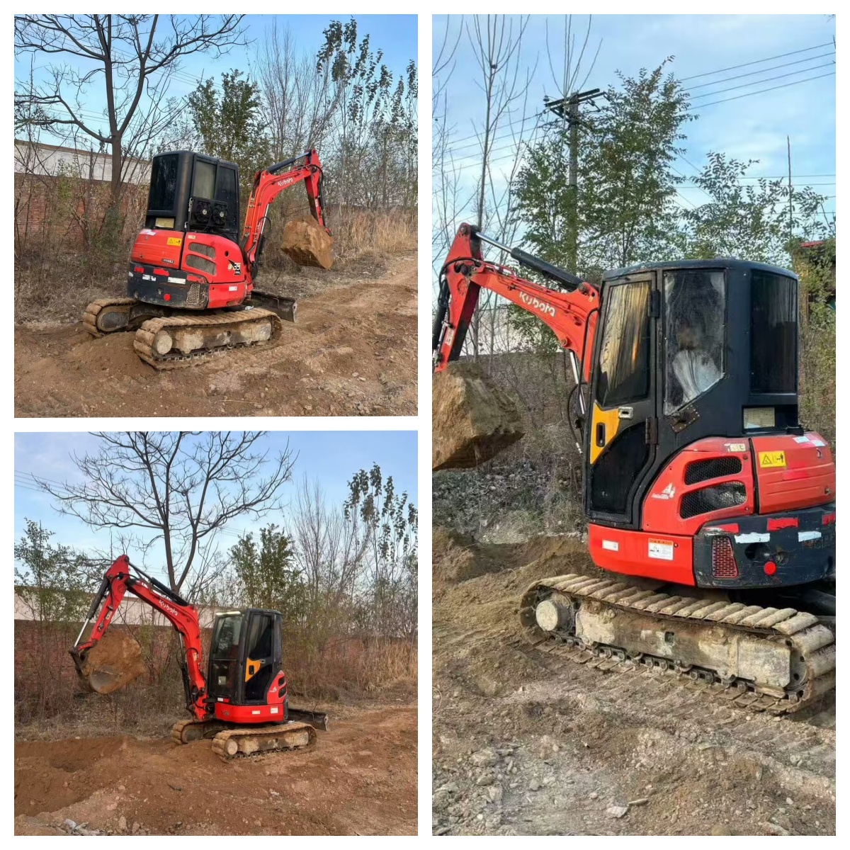 Used VIO35 Mini Excavator 3.5 Ton Low Hours Full Service History Utility