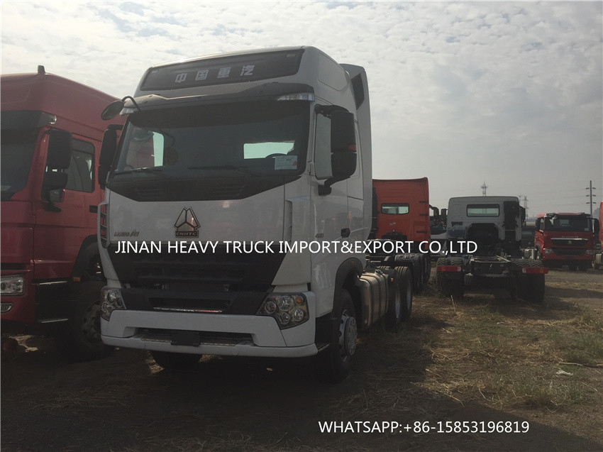 400L Diesel Tank Double Driver Prime Mover Truck Sinotruk HOWO A7 6X4