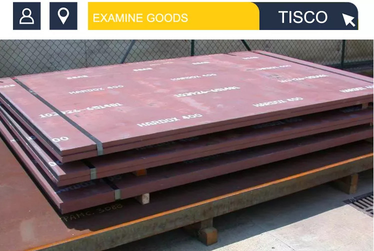 Tisco Carbon Wear Resistant Steel Plate ASTM 9mm 12mm