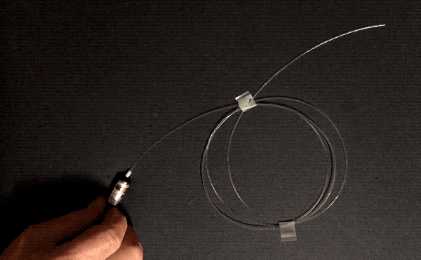 Sapphire Optical Fiber Al2O3 99.999% Length 30m Refractive Index Typically Around 1.76 at 589 Nm