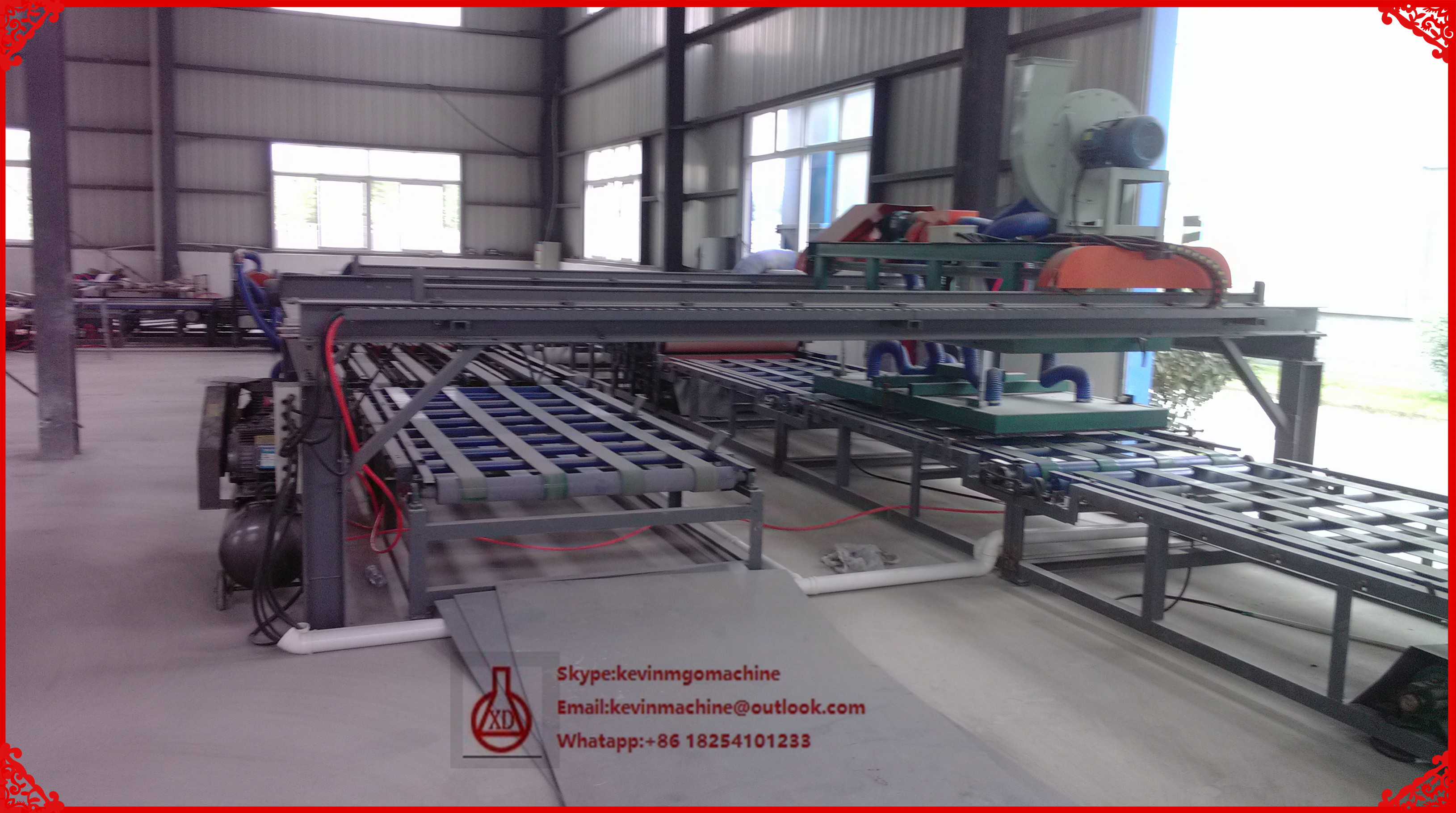 Pre - Mixing Process Sheet Roll Forming Machine , GB8041 Sandwich Panel Machine