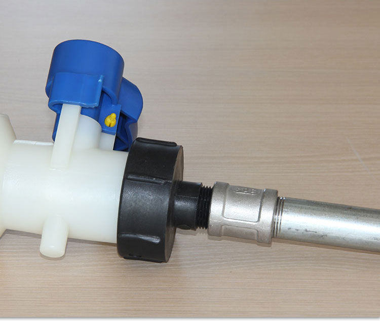 1 Inch Adapter Connector For IBC Tank Valve Fitting and Durable Black Connection
