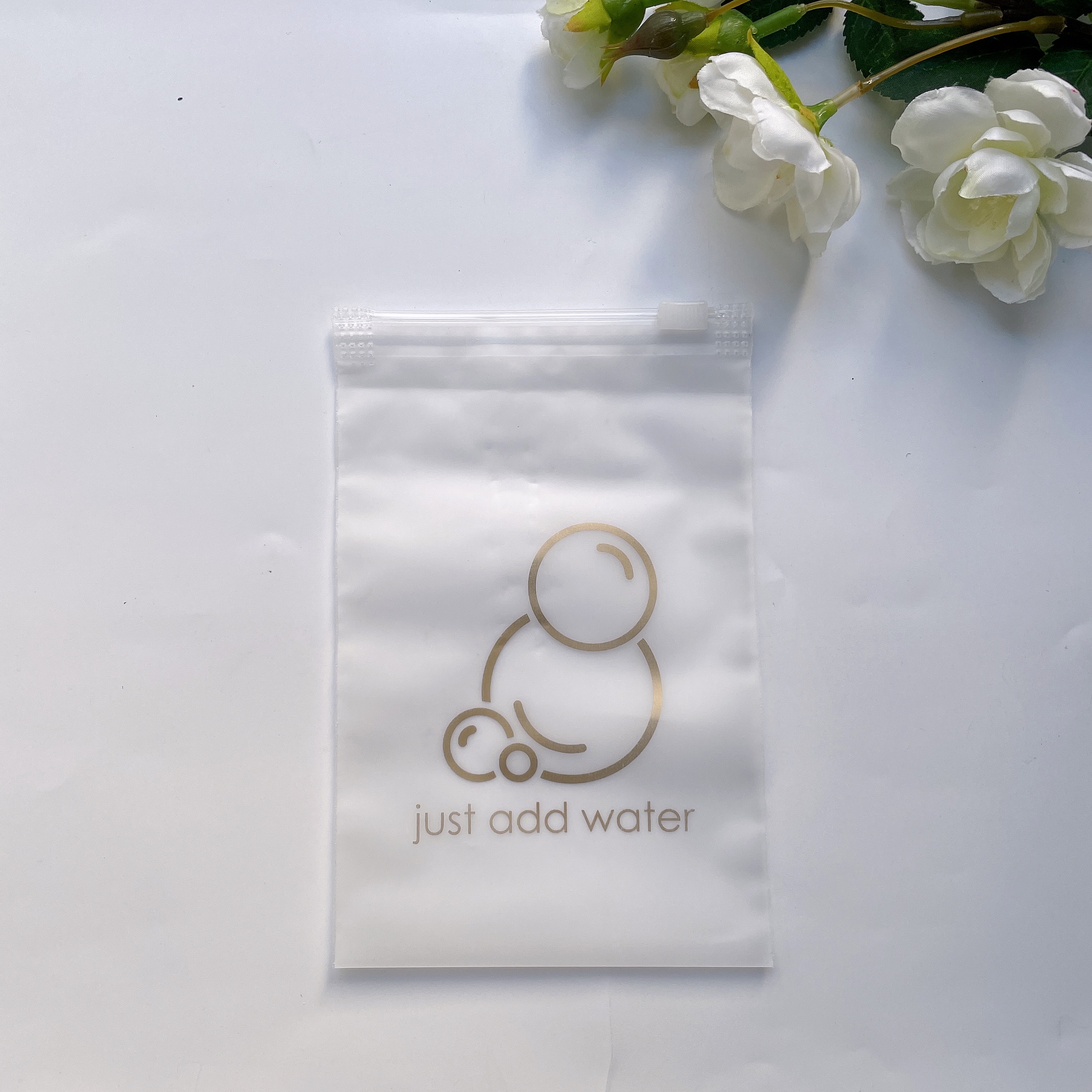Custom Matte Print Pe Zipper Lock Poly Zipper Lock Frosted Plastic Packaging Bag For Clothes And Shoes