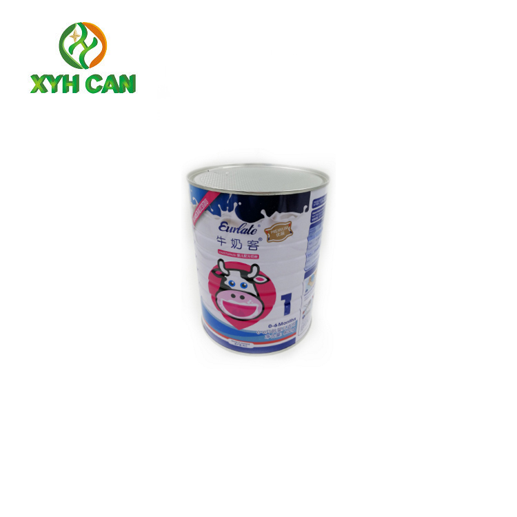Metal Tin Can Luxray 900g Safety Packaging Easy Tear Top Lids Customized Shape