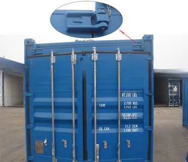 Galvanized Door Hinge Heavy Duty Forged Container Rear Door for Dry Steel Cargo ISO Shipping Container Sale