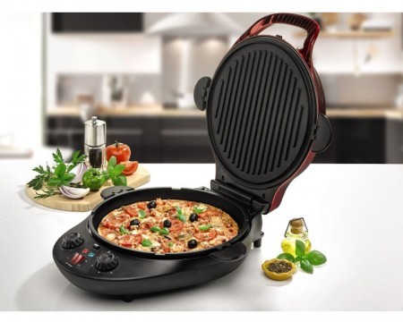 Detachable Smart Pizza Maker 180 Degree Fully Open Adjustable Time And Temperature Control