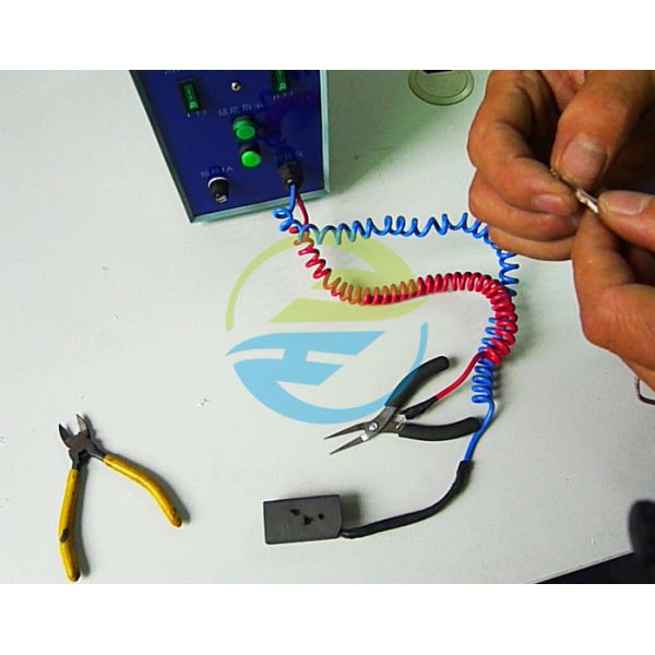 Thermocouple Impact Welding Machine - Automatic Brazing Machine for Precision Welding 0.3-1.2mm Wire Diameter Capacitor Energy Storage Resistance