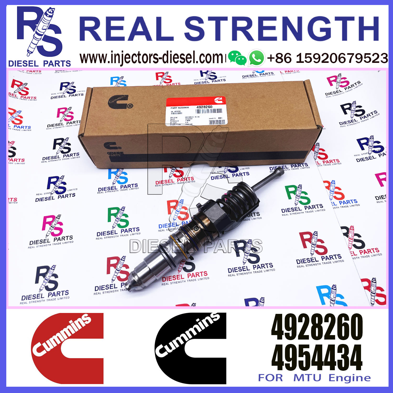 QSX15 ISX15 X15 diesel pump engine common rail fuel injector 4010346 4062569 4088301 4088725 4928260