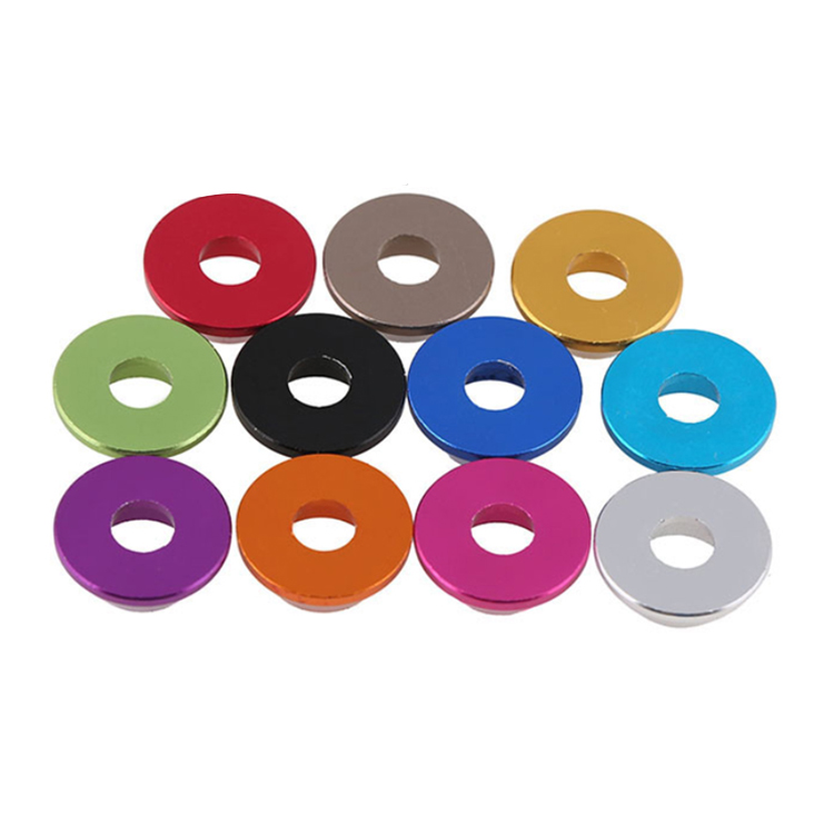 M6 Cylindrical Head Cup Inner Hexagon Screw Gasket Washer Aluminum Alloy Washer