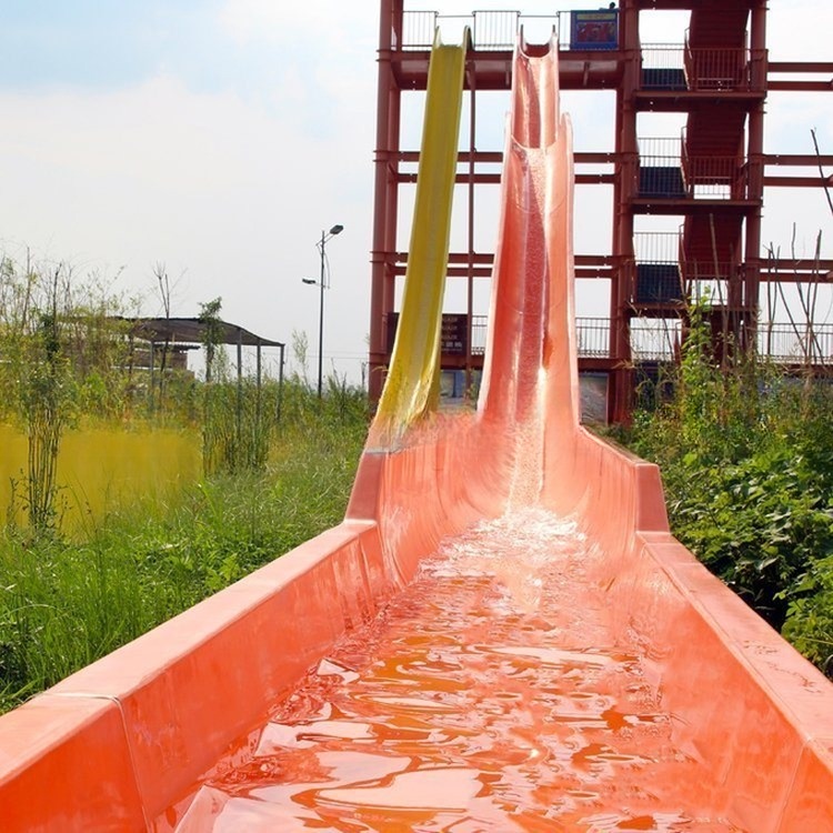 Fiberglass Tube Slide Water Park Playground Slide for Adults