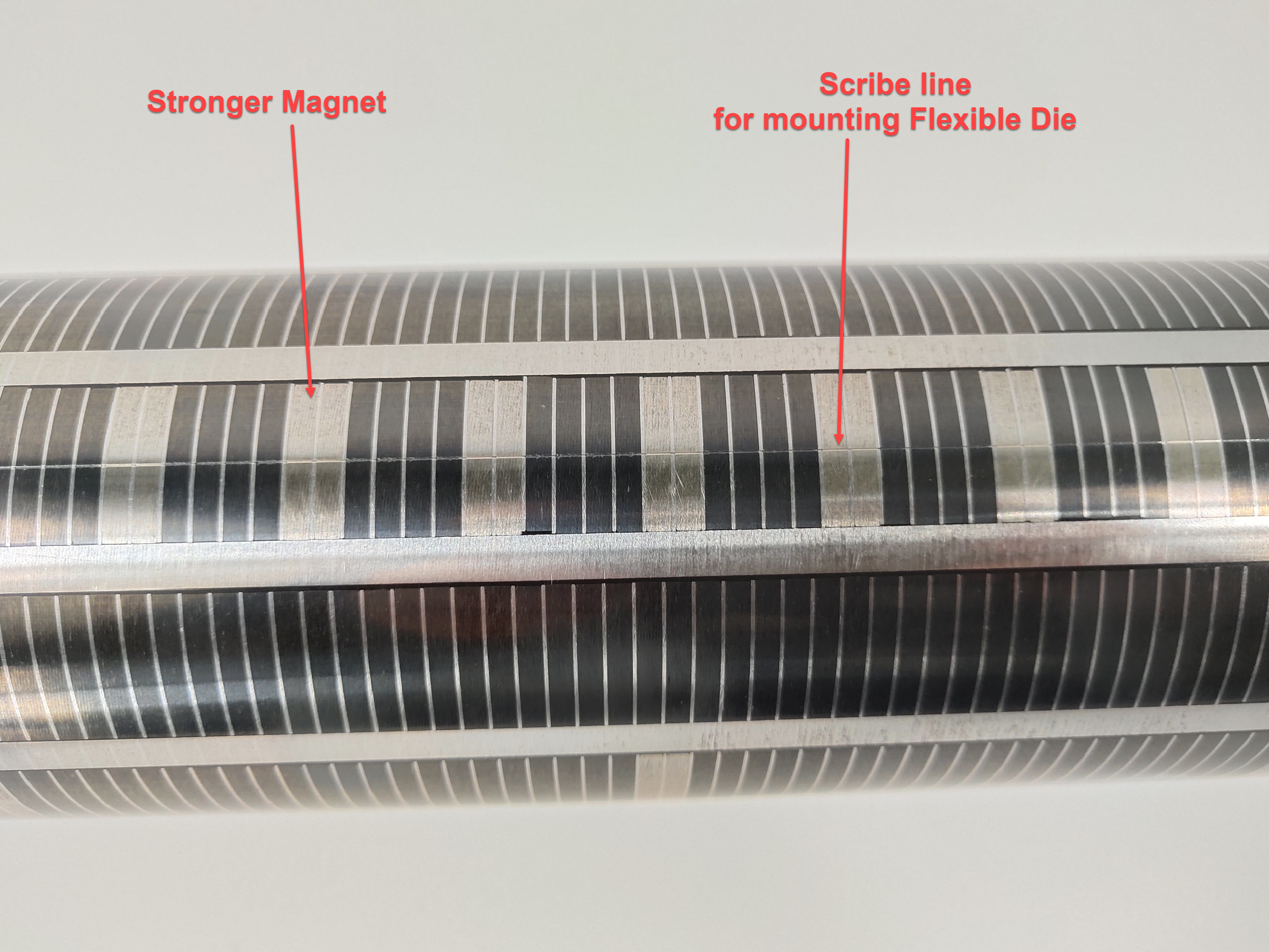 Mount Flexible Die Magnetic Cylinder Rotary Cutting