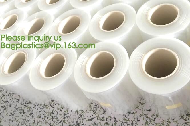 clear LLDPE easy tearing line pre-opened in roll bag,Factory custom LLDPE plastic autobag Preopened polybag on a Roll