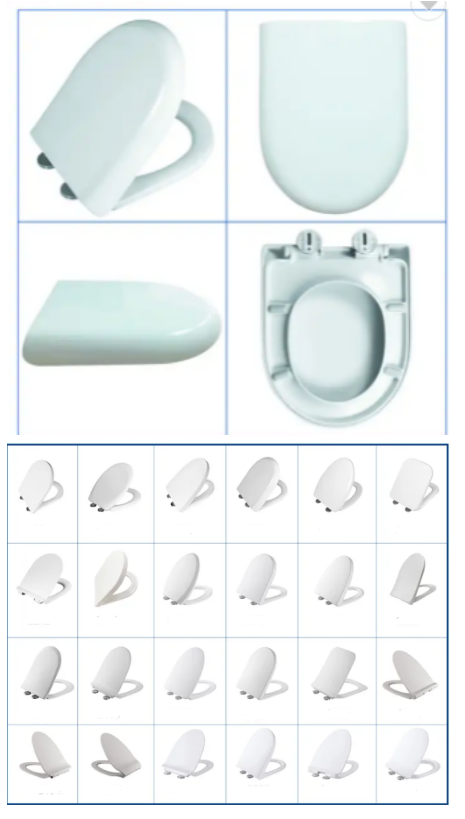 Modern Design D Shape Urea Formaldehyde Toilet Seat Cover For Sustainable Performance