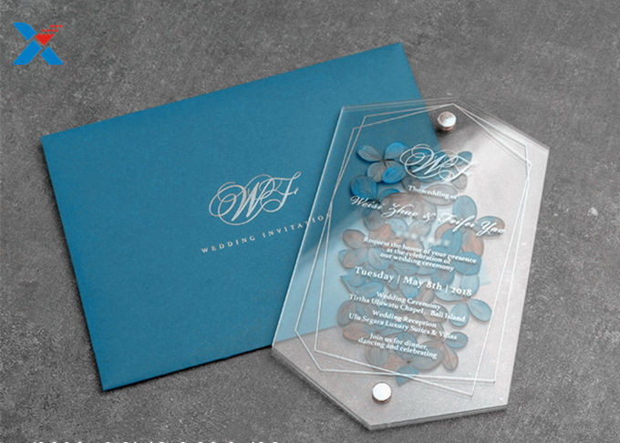 High Transparency Acrylic Gifts Cards Invitation Box Polycarbonate Sheet Plastic Glass