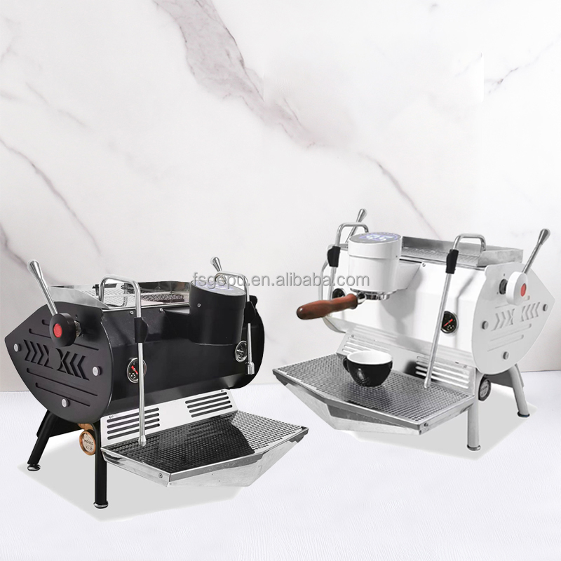 6.0L Double Group Electric Stainless Steel Espresso Coffee Maker for Cappuccino and Latte
