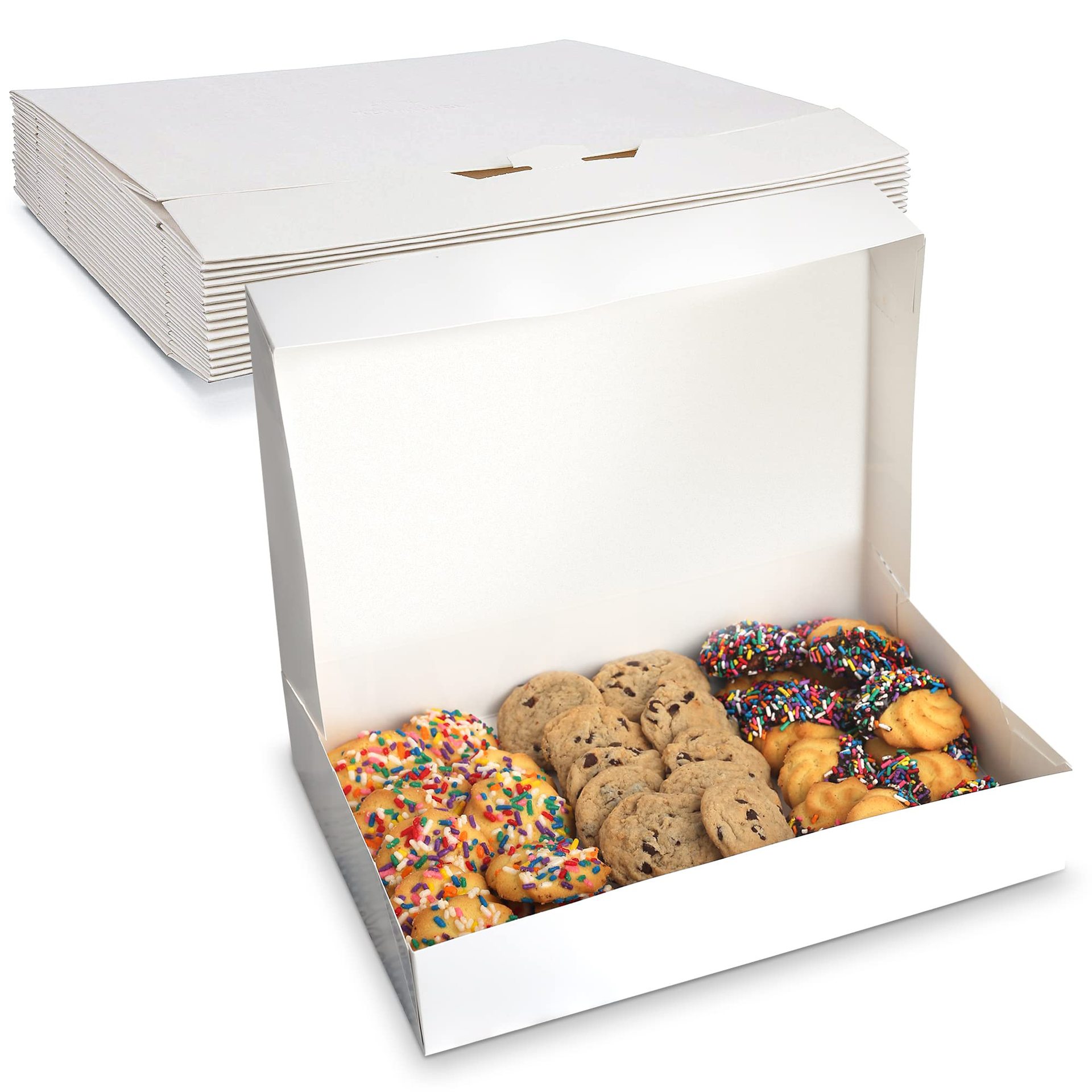 Annual Production Cake Box Cross Broader White Card Packaging for Household Products