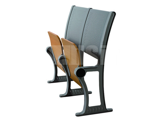 Modern Aluminum Frame Student Desk And Chair With Foldable Writing Board