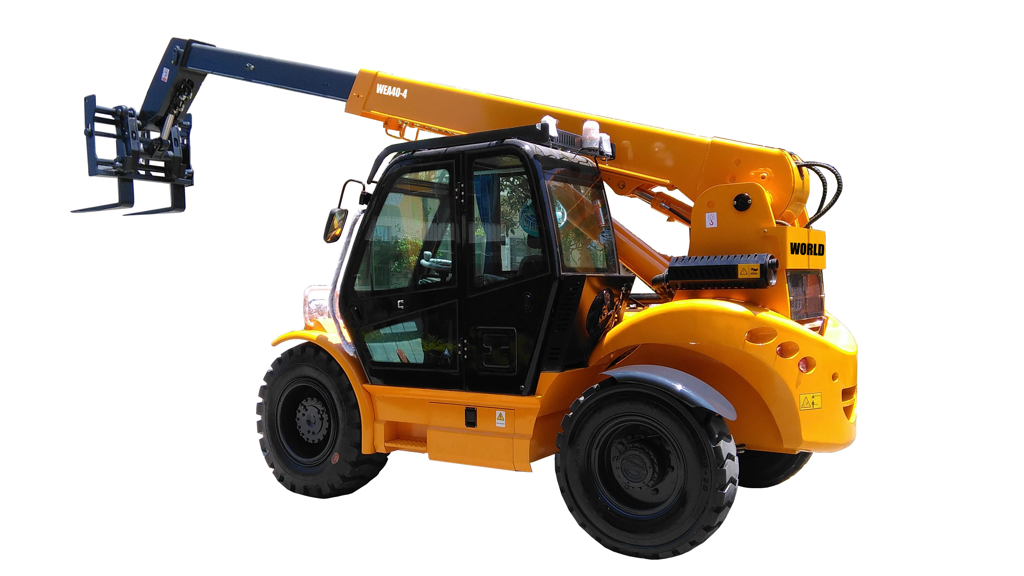 3T 4T Diesel Telescopic Handler Forklift Four Wheel Steering 7m 14m Telehandler