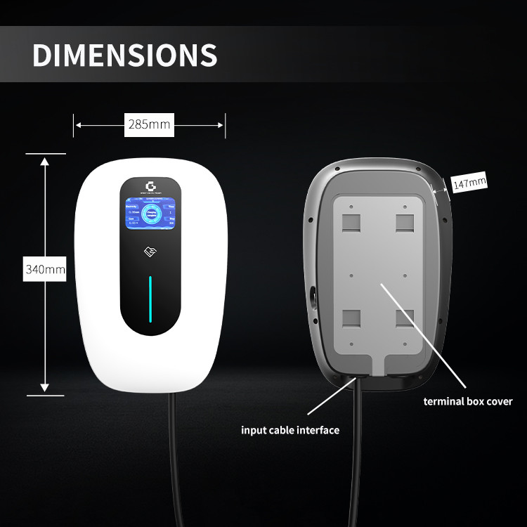IP66 3 Phase AC 22kw Type 2 EV Charger Electric Car Charger Wallbox
