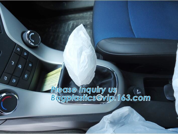 disposable gear shift cover disposable hand brake cover disposable foot mat Paper similar plastic film film cutter Drag