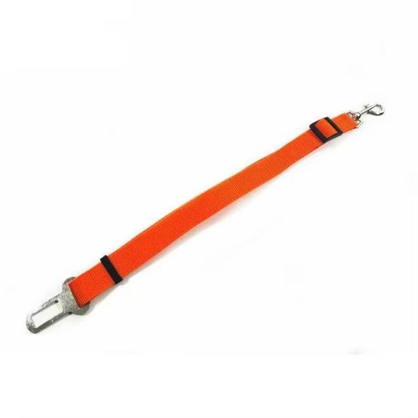 Colorful Adjustable Car Dog Leash Customized Pet Seat Belt Leash
