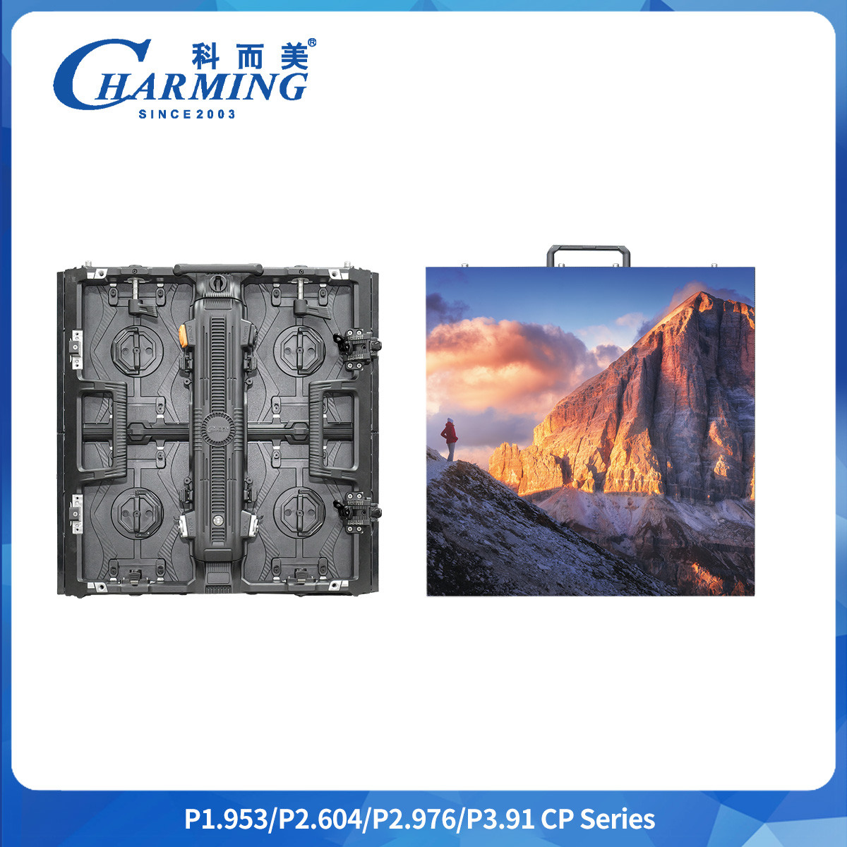 RGB Full colour P2.6/2.98/3.91 CP Series Outdoor Lightweight 7KG LED Video Wall With Stainless steel quick lock