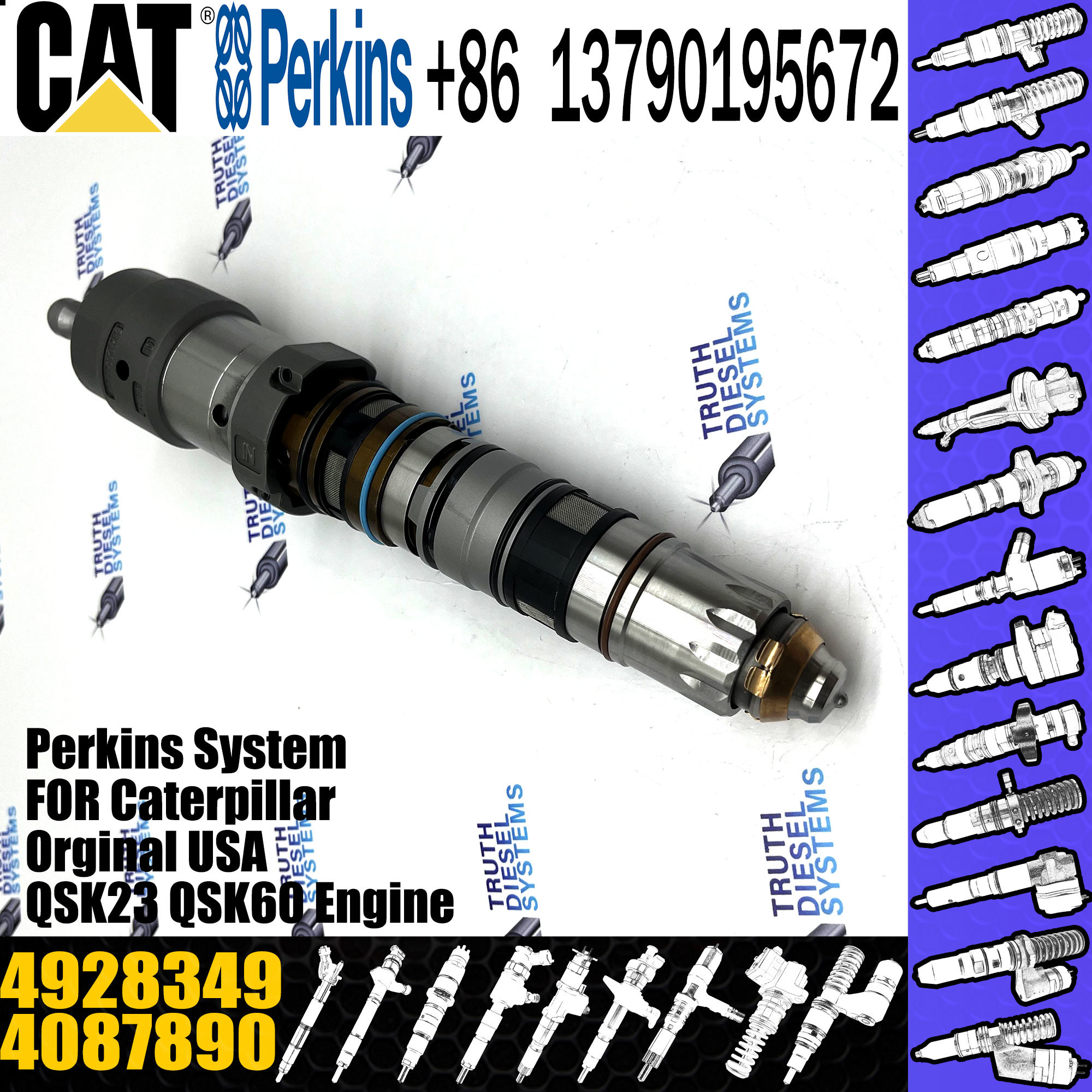KTA19 QSK19 Fuel Injection Pump 4928349 Cummins Isx15 Injector