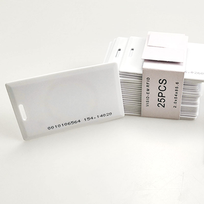 Factory Directly Supply 125khz Proximity Clamshell Card with ID Numbers Printing