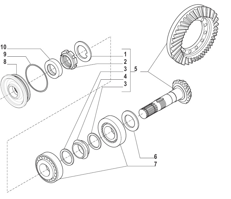 Backhoe Loader Stainless Steel Oil Seal SP110995