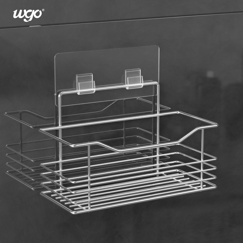 10.1cm High Hanging Corner Shower Shelf Ss201 Body Shampoo Storage Caddy