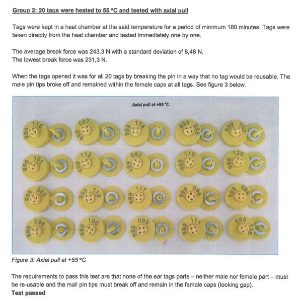 TPU Electronic Ear Tags With BLE Reader Support ISO11784/5 Unshared ICAR Code For Animal Breeding And Slaughter Management