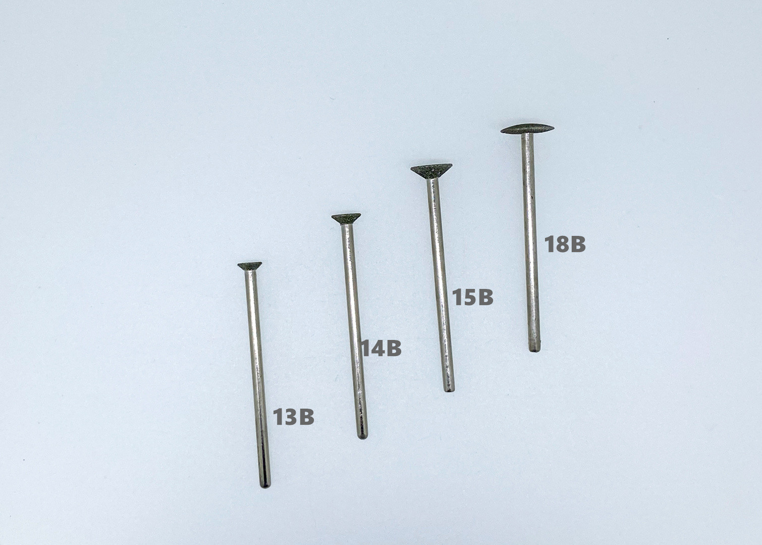 Electroplated Diamond Stone Bur Polishing Inverted Cone Bur Dental Lab Grinding Big Size