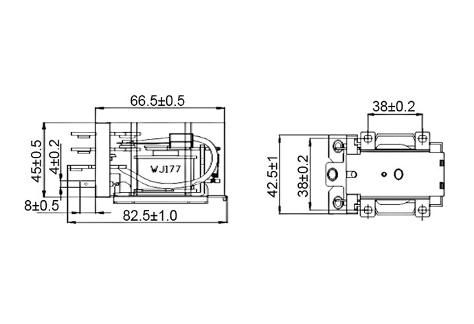 JQX 60F JQX-60F Protective 80A High Electrical Power Relay For Coolers