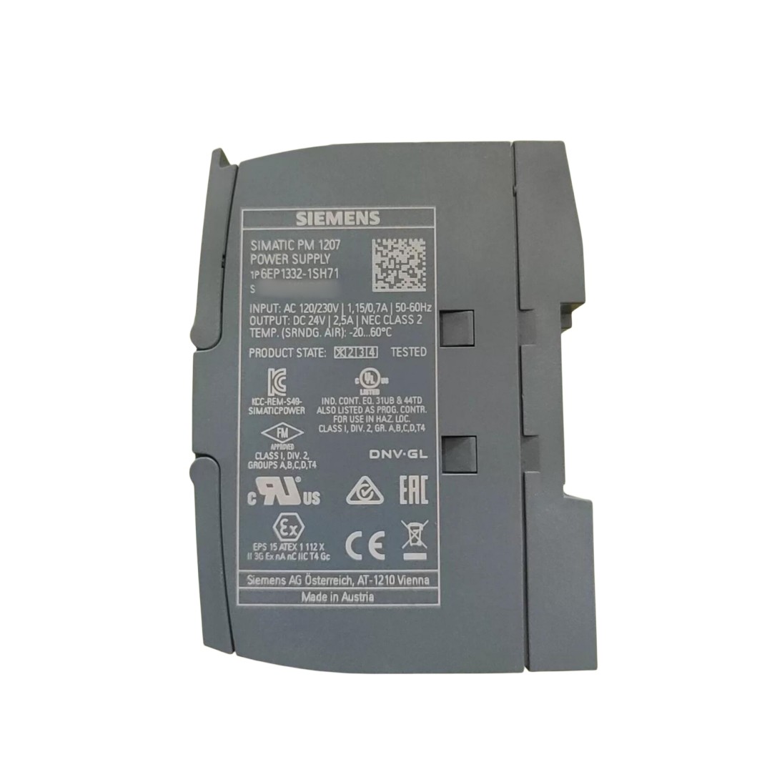 SIEMENS SIMATIC POWER SUPPLY 6EP1332-1SH71 PM1207 PSU 1200 2.5A DC24V