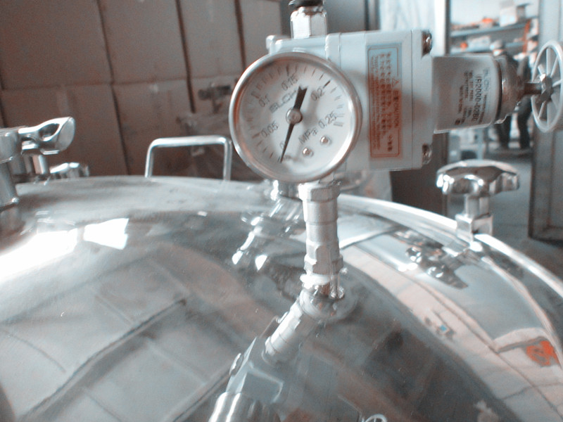 304 SUS Stainless Steel Storage Tanks Air Press For Pharmaceutical Dairy Foods