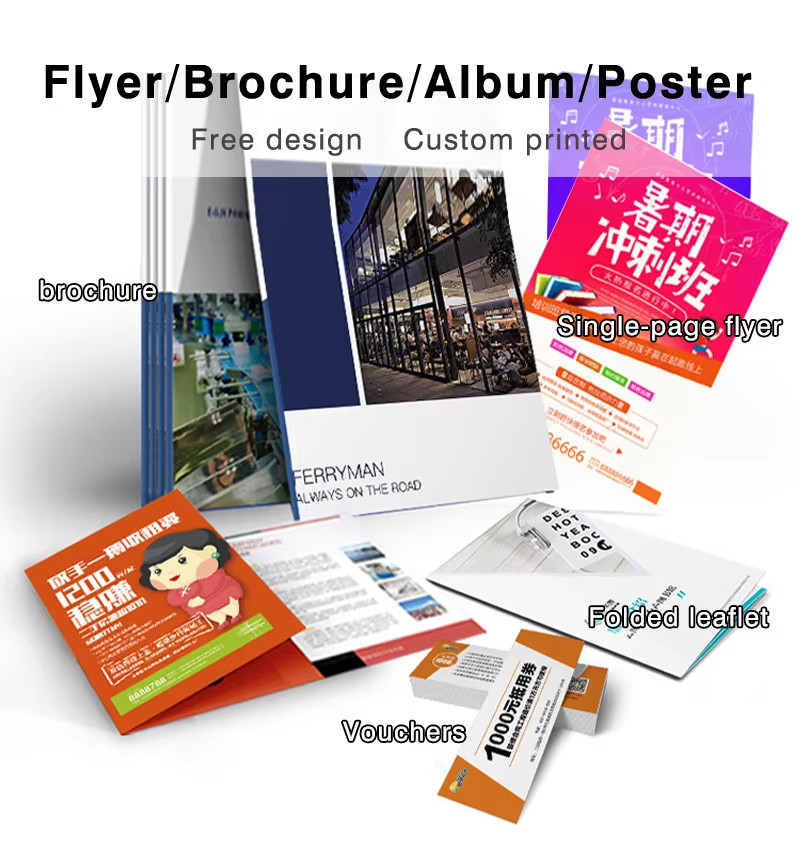 High Quality Custom printing luxury paper product booklet brochure catalogue