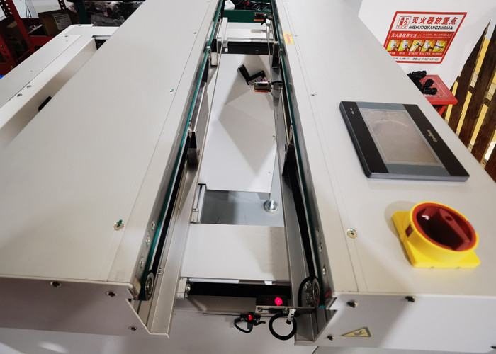 0.8m To 1m PCB Inspection Conveyor Dual Rail High End With Dust Cover