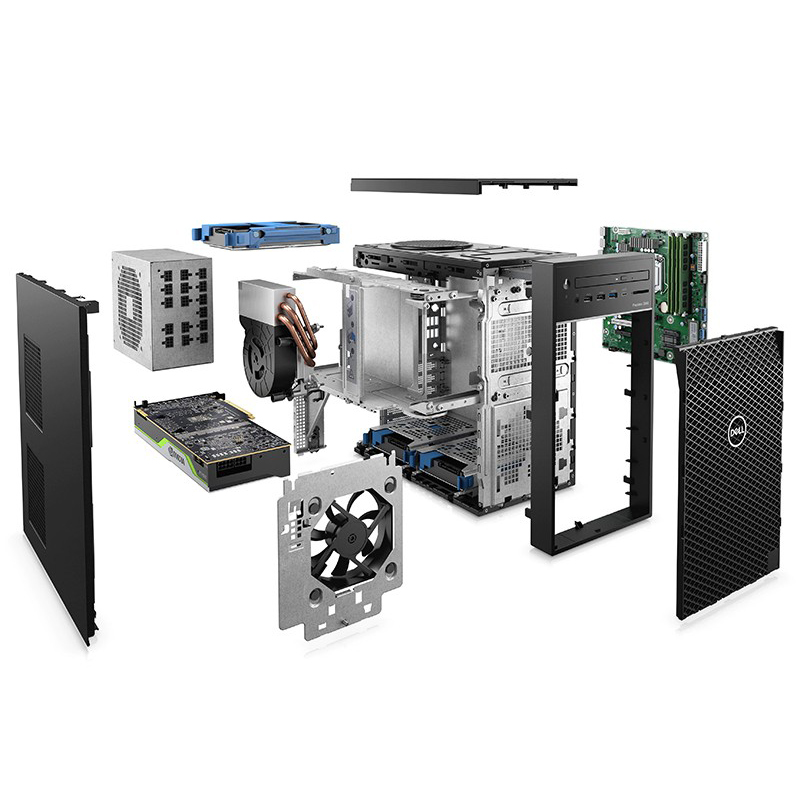 Dell Precision 3650 Tower Powerful Xeon Workstation with i5-11500 8G RAM 1T SATA 460W