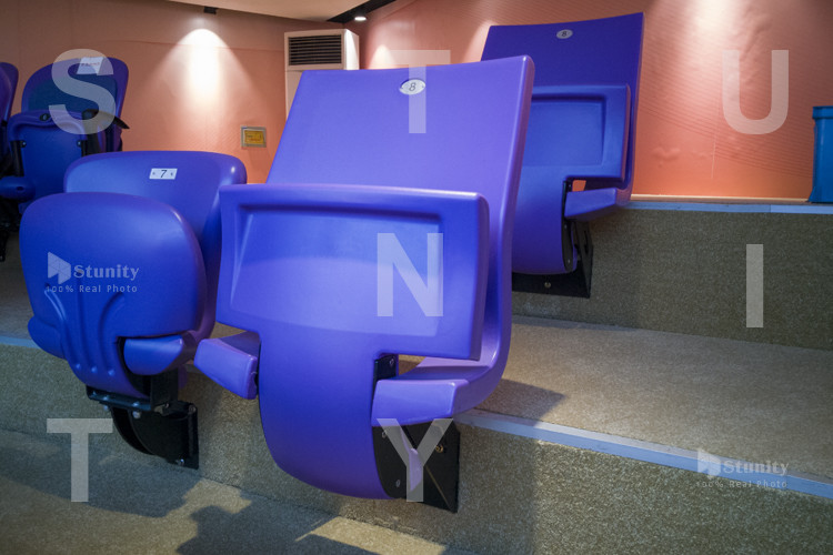 BS5852 Crib5 Plastic Stadium Seats For Basketball Stadium