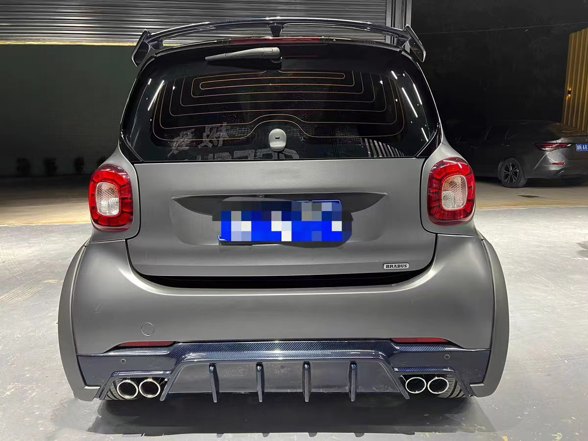 For Mercedes SMART Carbon Fiber Body Kit SMART Upgrades MSY-style Carbon Fiber Front Lip Diffuser Spoiler Widebody Kit