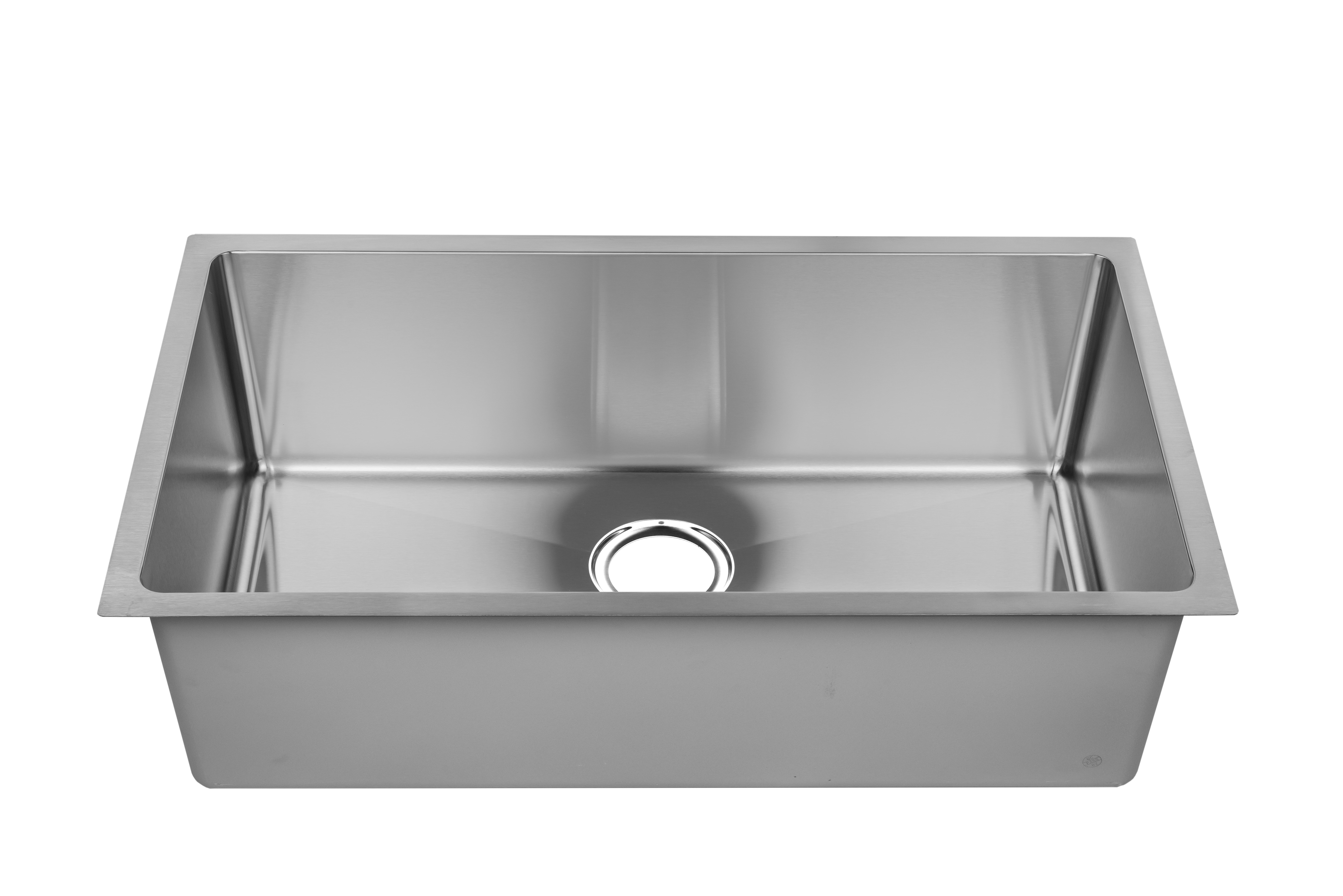Square Big Bowl Project Stainless Steel Sink Polished Surface Treatment Without Faucet