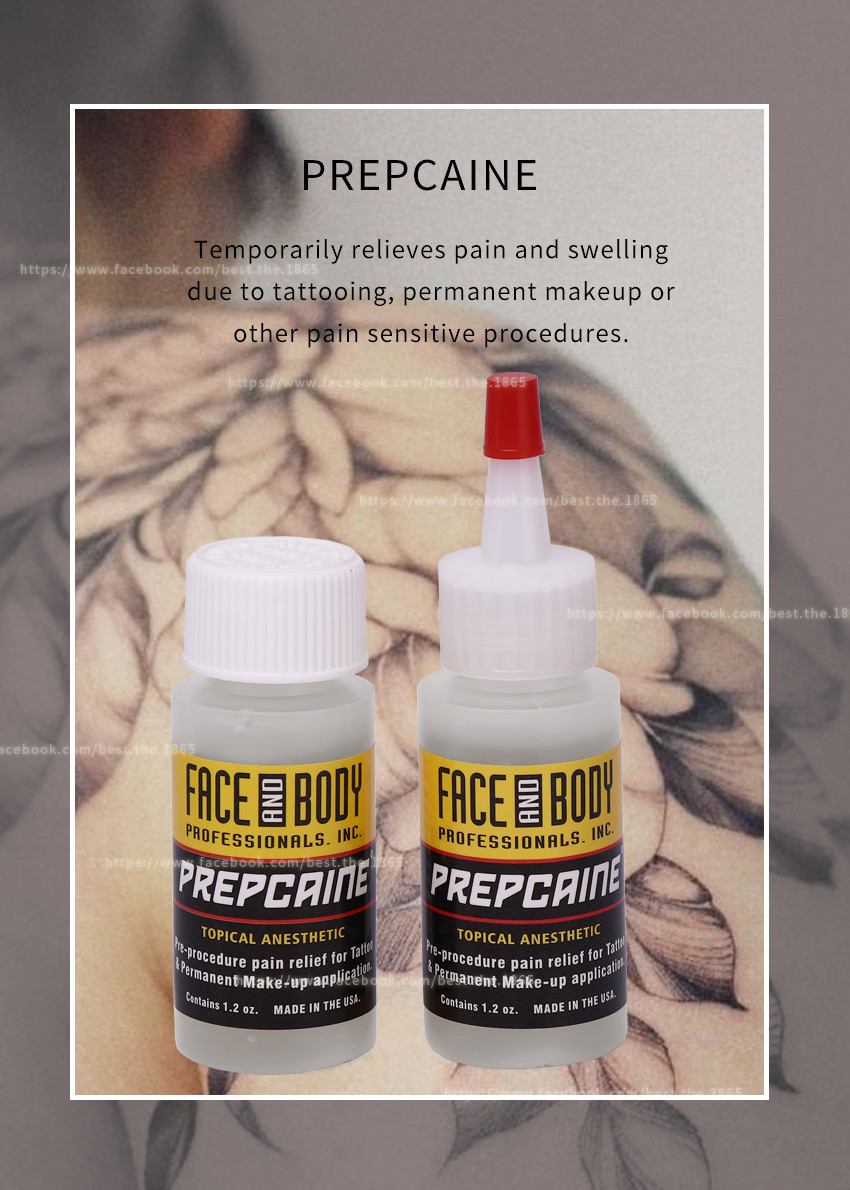 PREPCAINE 30ml Sustain Numbing Gel Tattoo Anesthetic Pain Relieving Gel